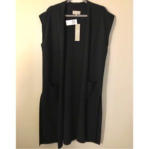 Sleeveless Long Vest Jacket